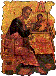 Der heilige Lukas malt die Mutter Gottes (um 1100 entstanden)